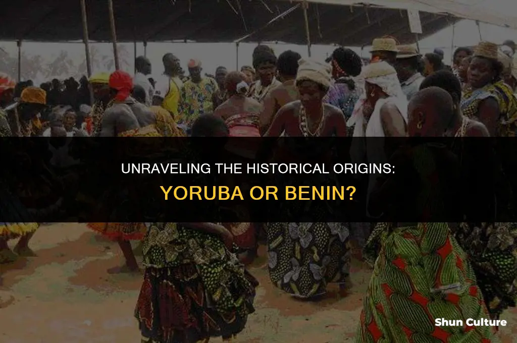 did the yoruba or benin come first