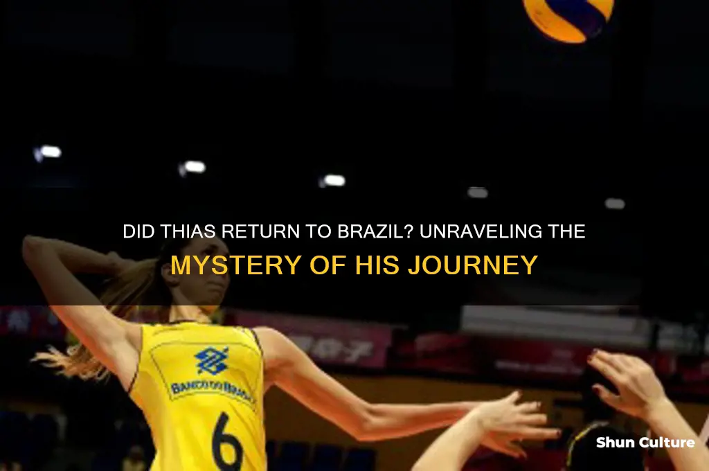 did thias go back to brazil