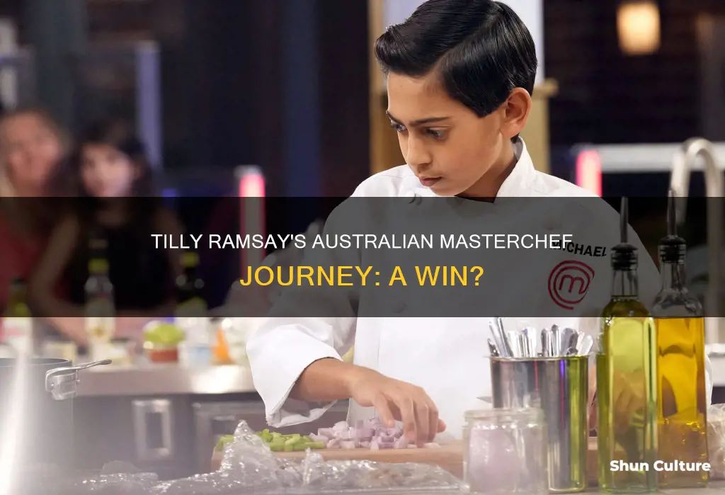 did tilly ramsay won australian masterchef