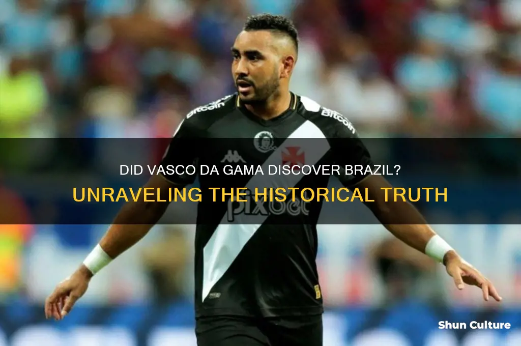 did vasco da gama discovered brazil