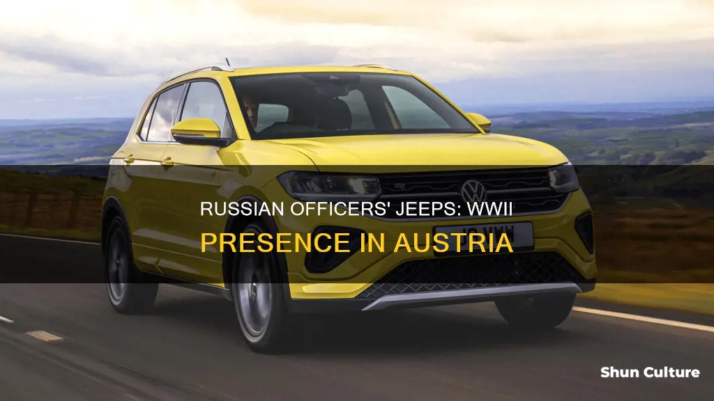 did ww ll russian officers have jeeps in austria