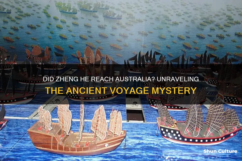 did zheng he go to australia