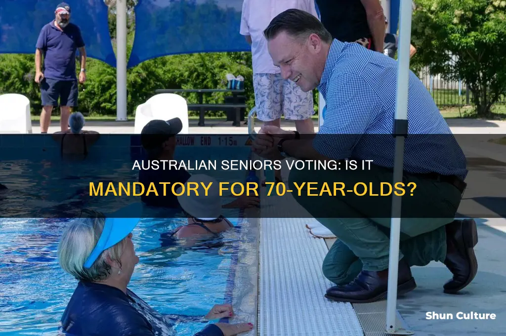 do 70 year olds have to vote in australia