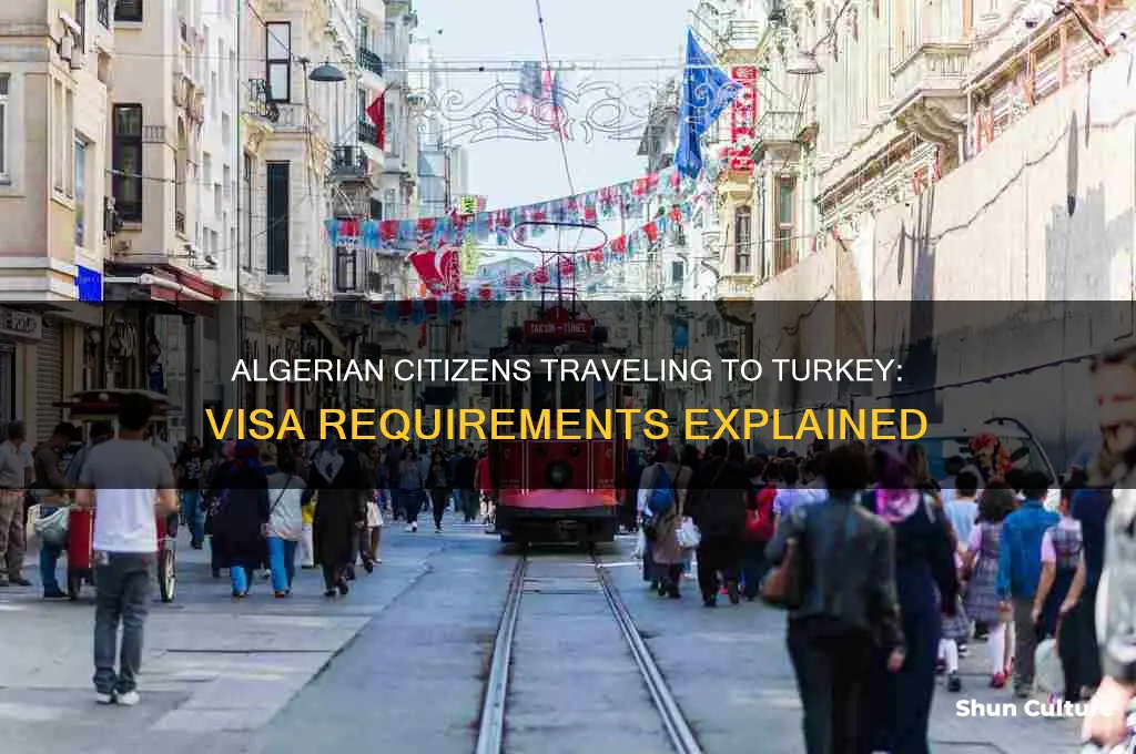 do algerian citizens need a visa for turkey