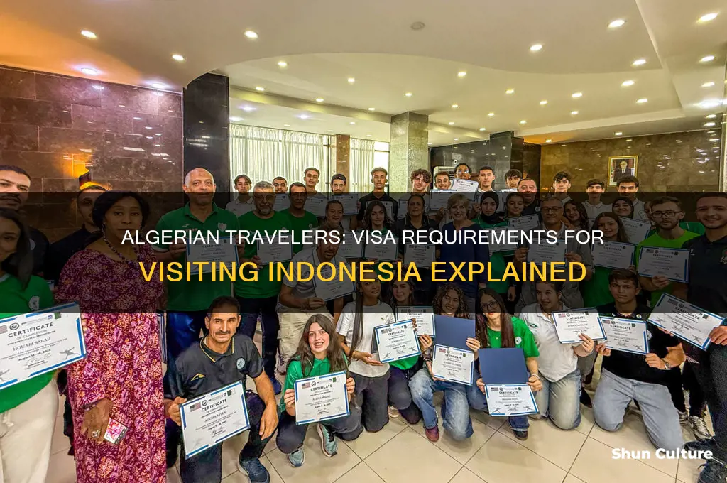 do algerian need visa to indonesia