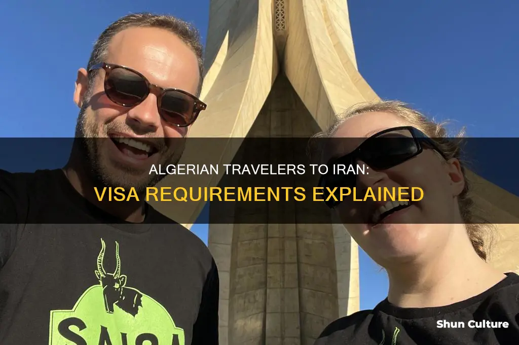 do algerian need visa to iran