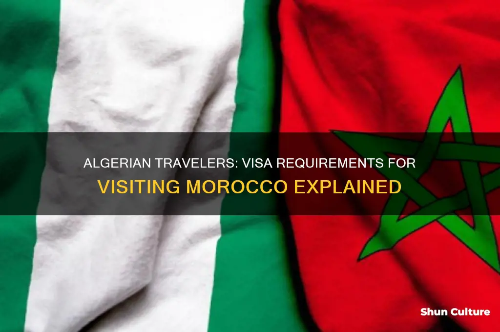 do algerian need visa to morocco