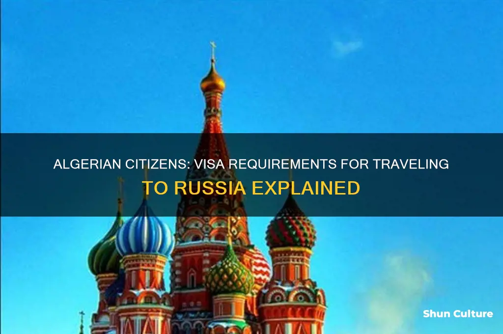 do algerian need visa to russia