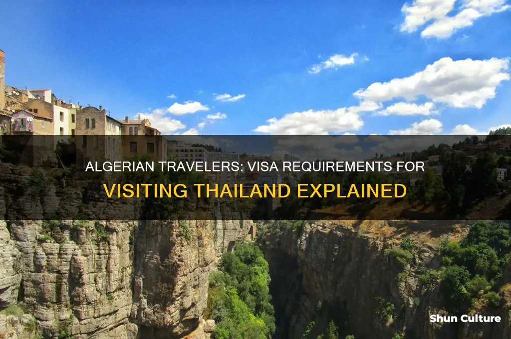 do algerian need visa to thailand