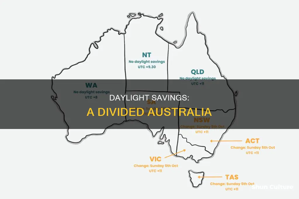 do all australian states have daylight savings