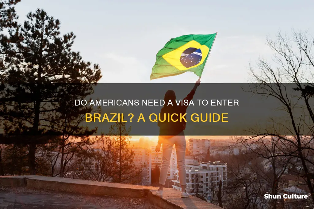 do ameri ans need a visa to enter brazil