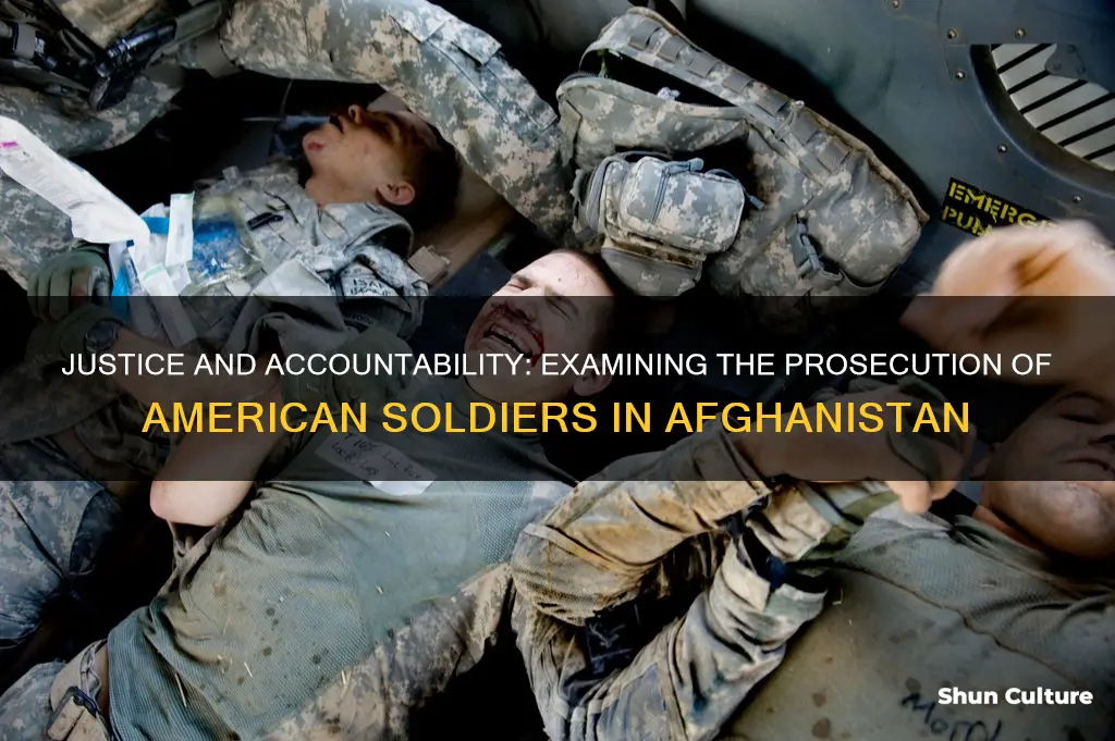 do american soldiers get prosecuted in afghanistan