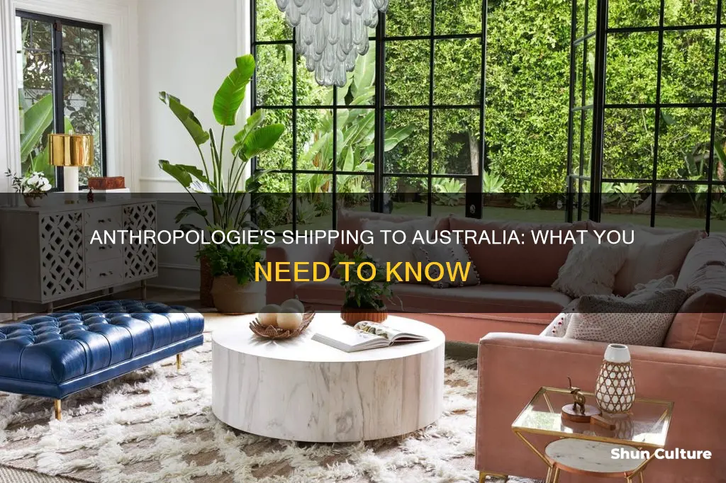 do anthropologie ship to australia