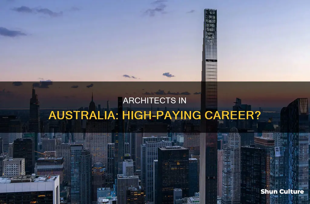 do architects make good money in australia