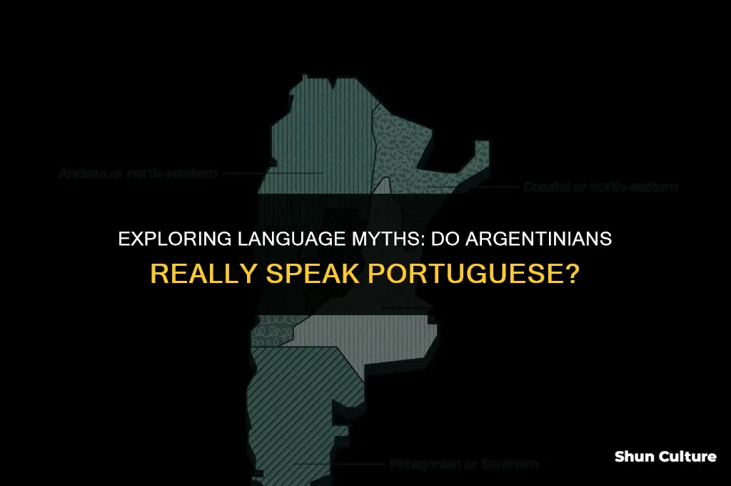 do argentina speak portuguese