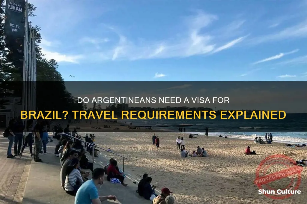do argentineans need visa for brazil