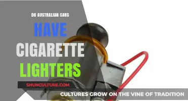 Are Australian Cars Equipped With Cigarette Lighters?