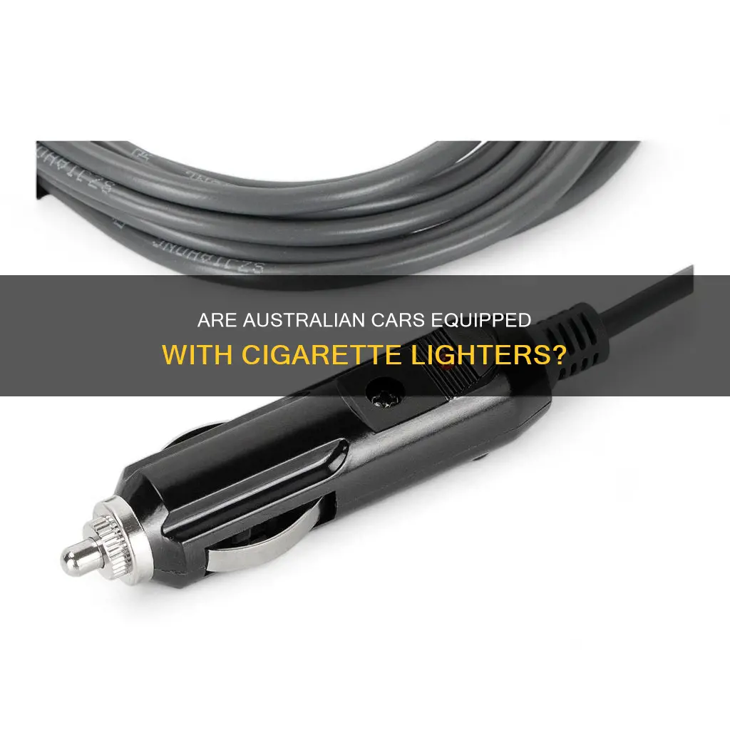 do australian cars have cigarette lighters