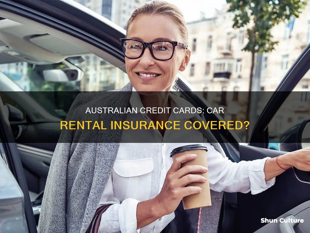 do australian credit cards cover car rental insurance