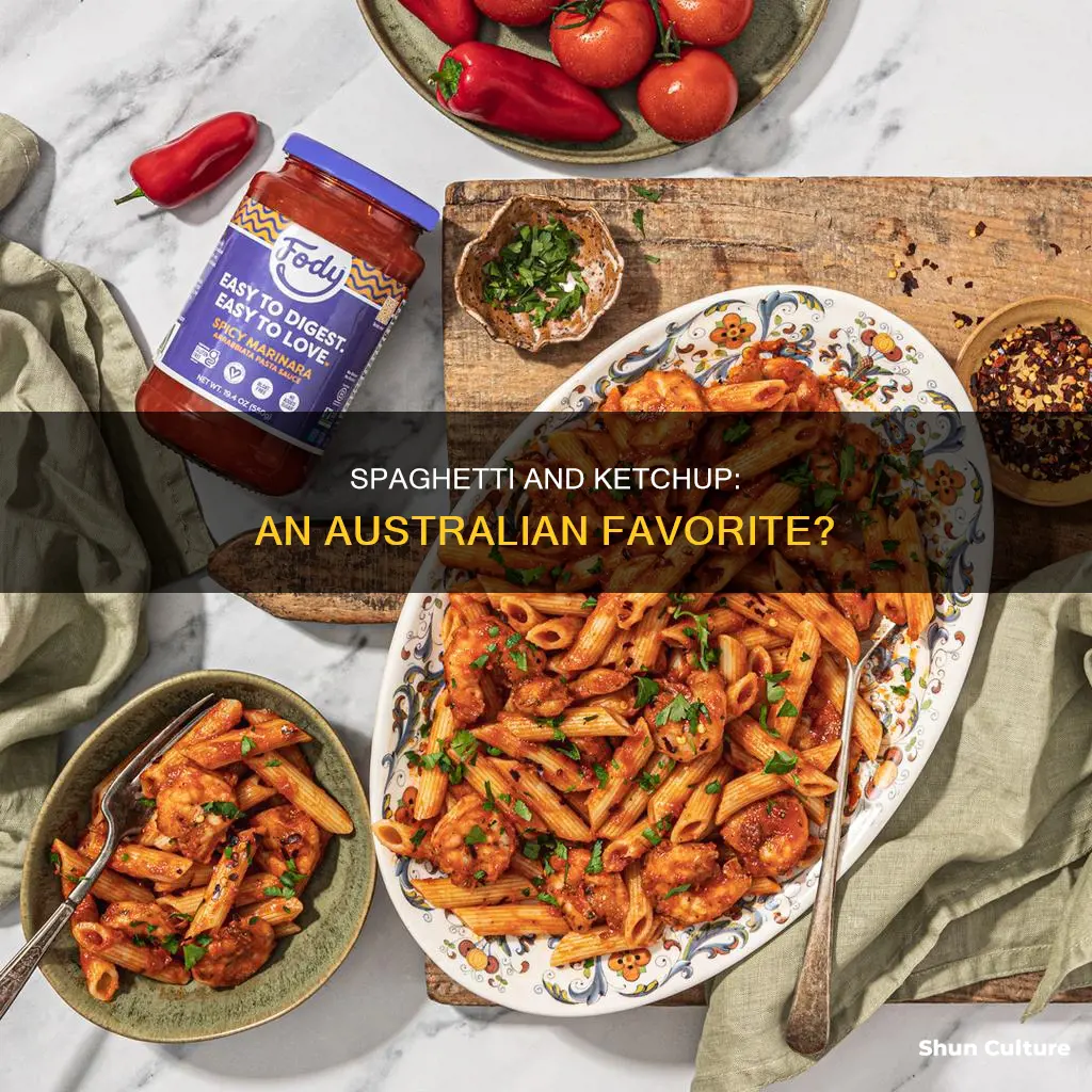 do australian people eat spaghetti and ketchup