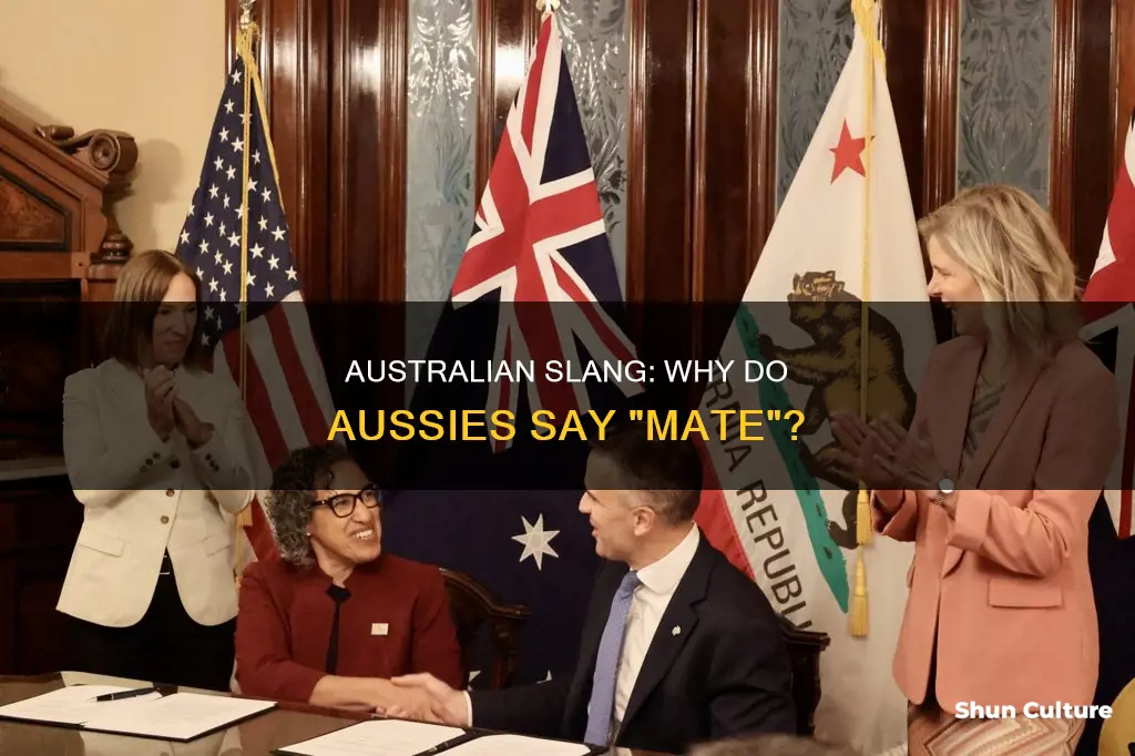 do australian people say mate