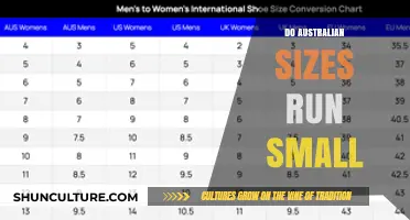 Australian Sizing: Why the Smaller Fit?