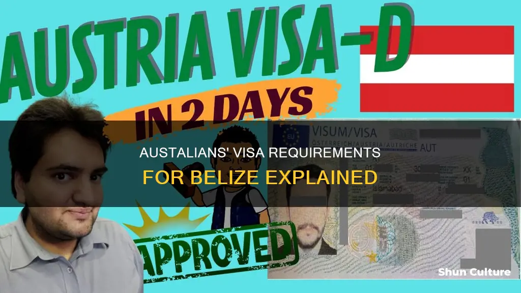 do austrialians need visa to go into belize