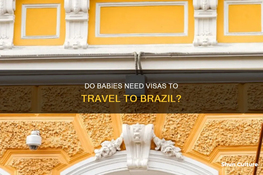 do babies need visas to travel brazil