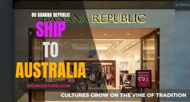 Banana Republic: Shipping Options Down Under
