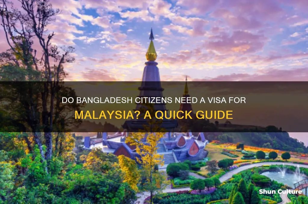 do bangladesh need visa for malaysia