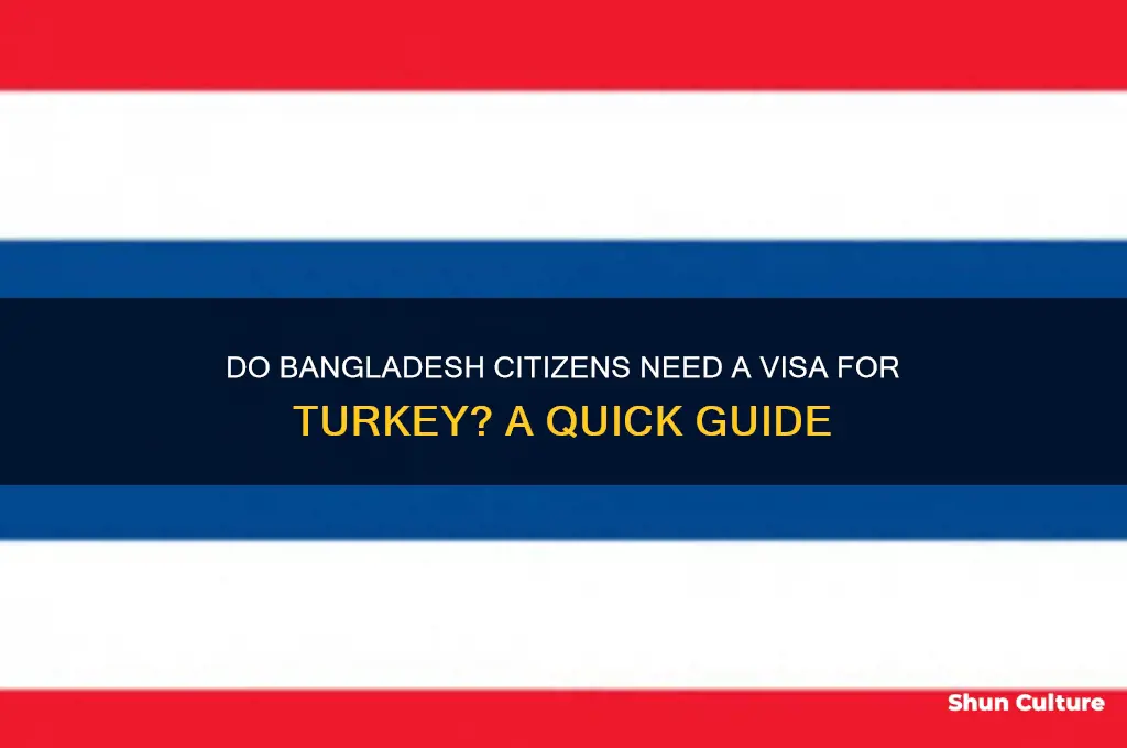 do bangladesh need visa for turkey