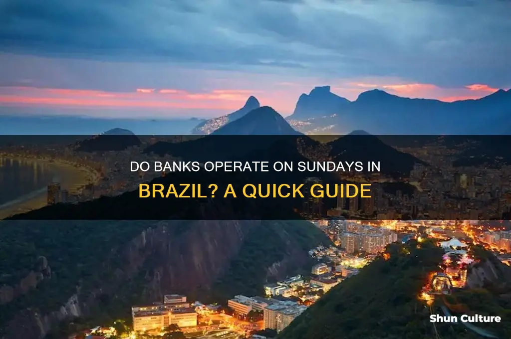 do banks open on sunday in brazil