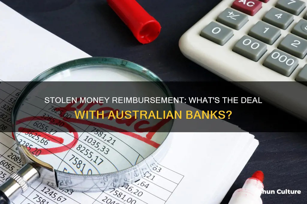 do banks reimburse stolen money australia