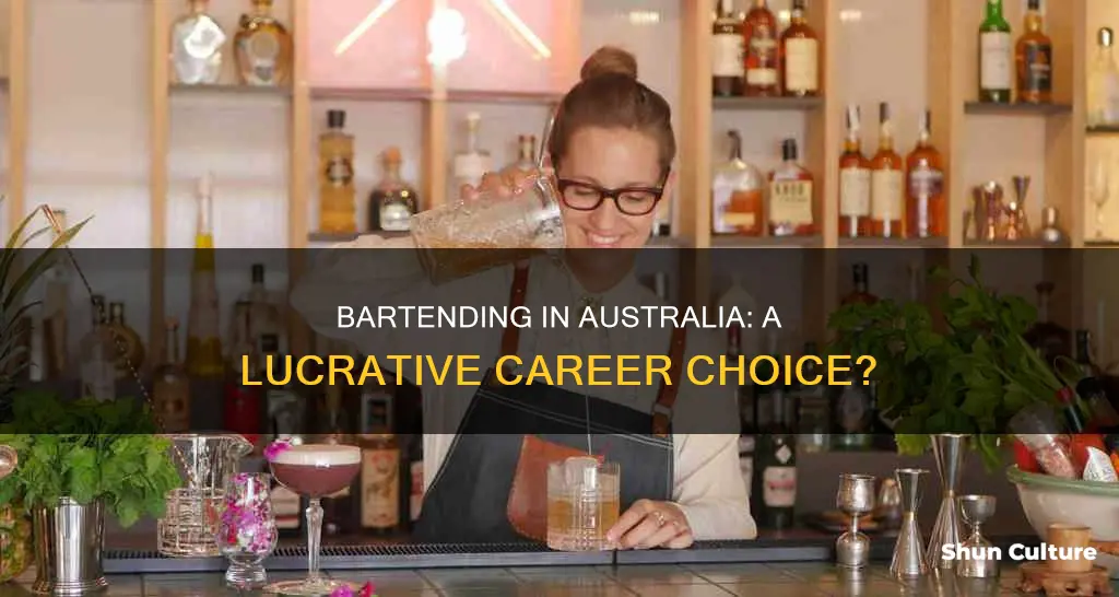 do bartenders make good money in australia