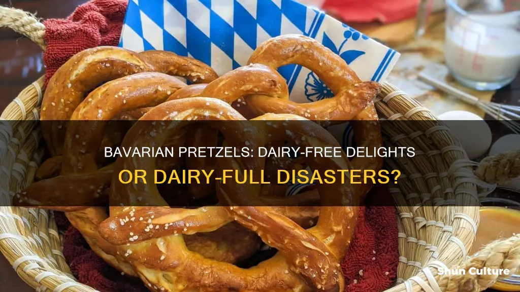 do bavarian pretzels have dairy