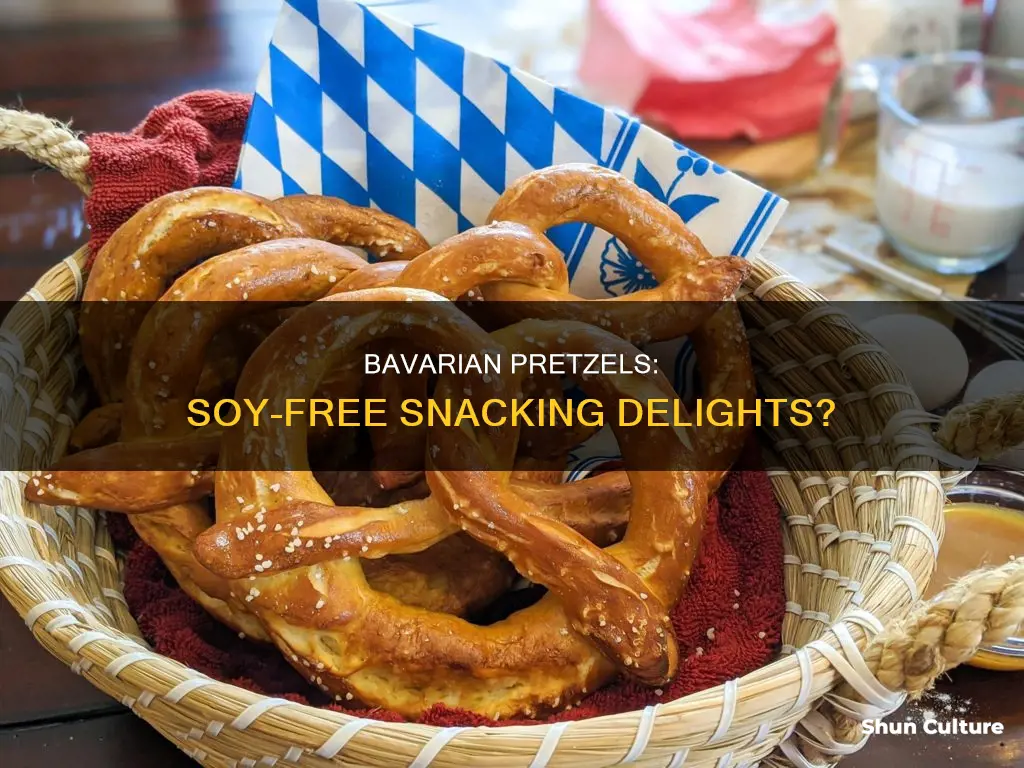 do bavarian pretzels have soy in it