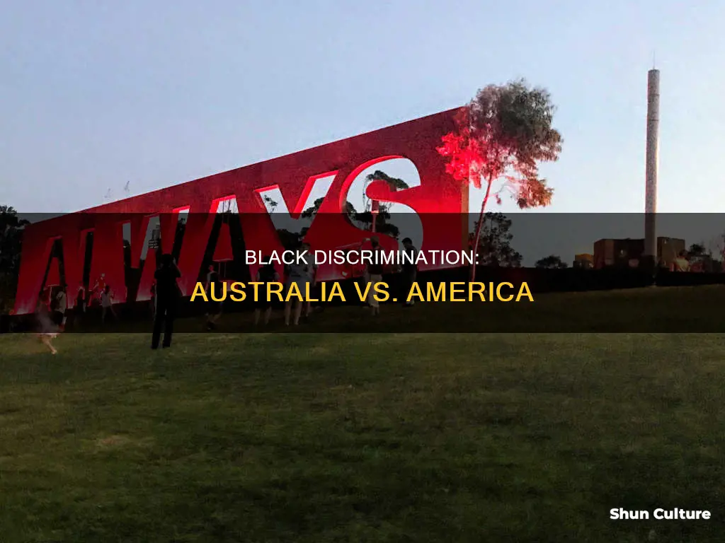 do black people face the same discrimination in australia