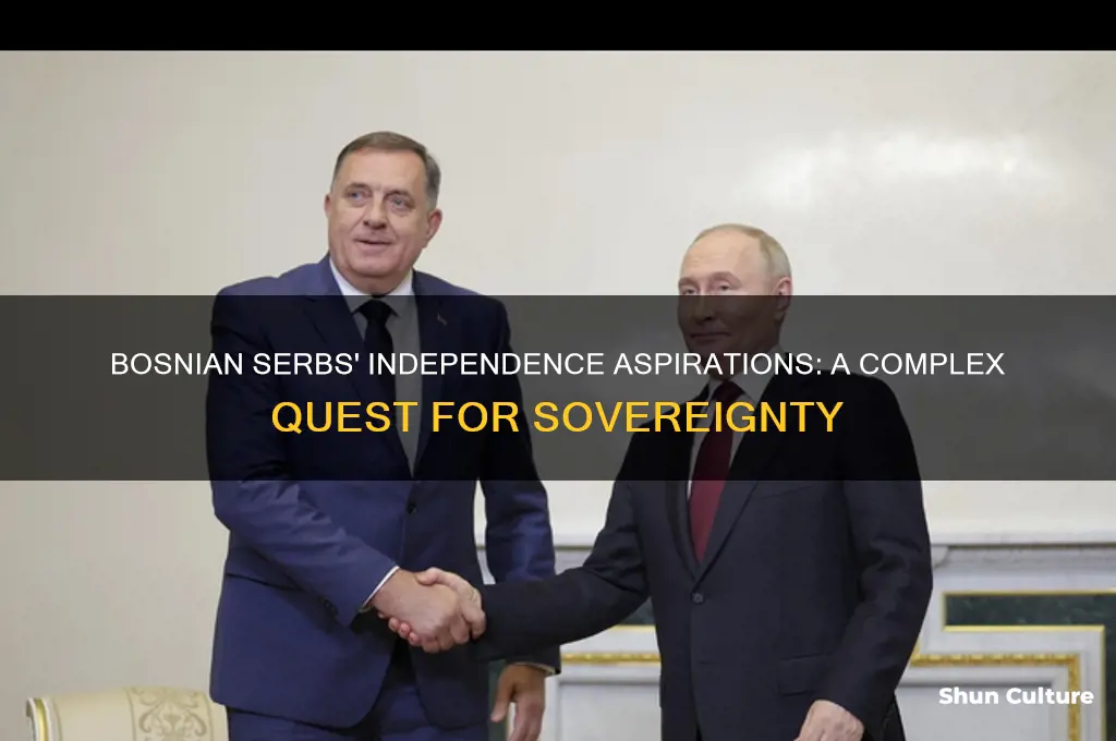 do bosnian serbs want independence