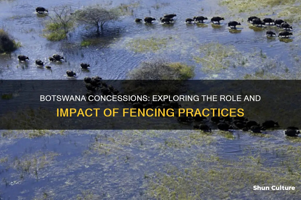 do botswana concessions have fences
