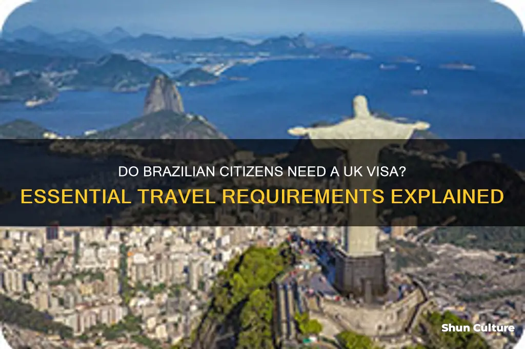 do brazil need visa for uk