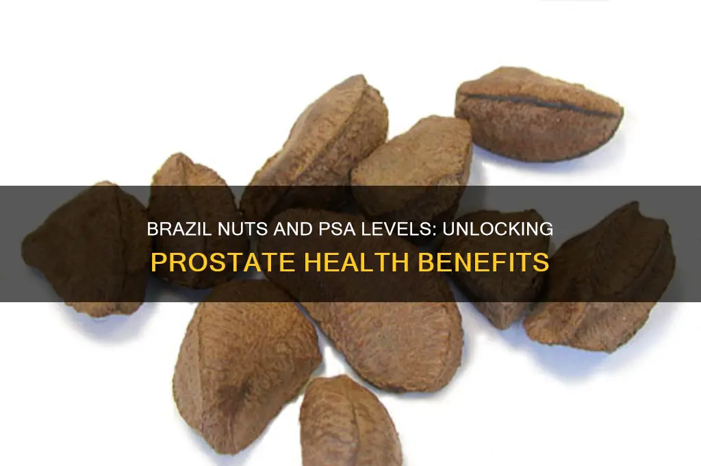 do brazil nuts lower psa