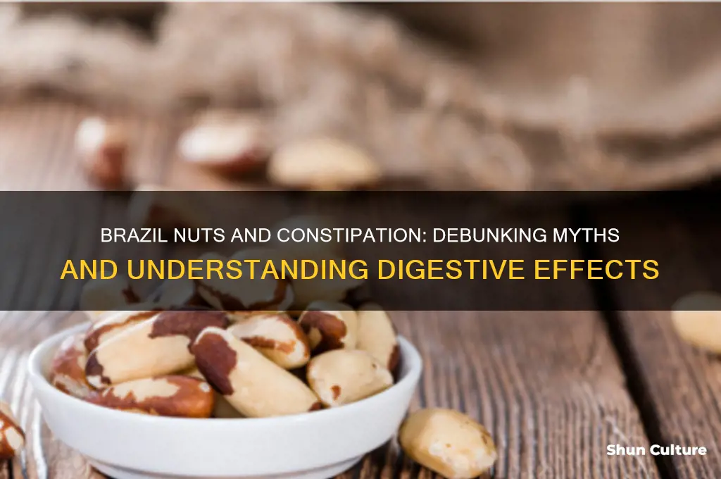 do brazil nuts make you constipated