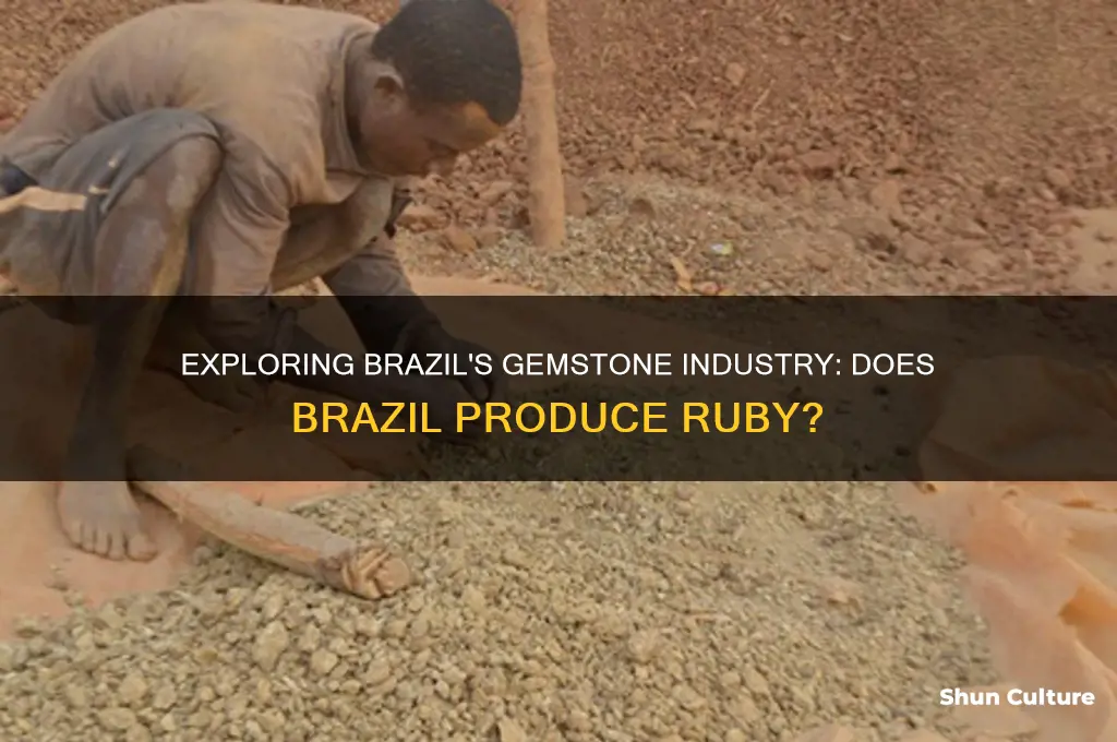 do brazil produce ruby