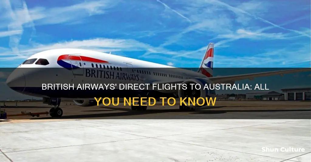 do british airways fly direct to australia