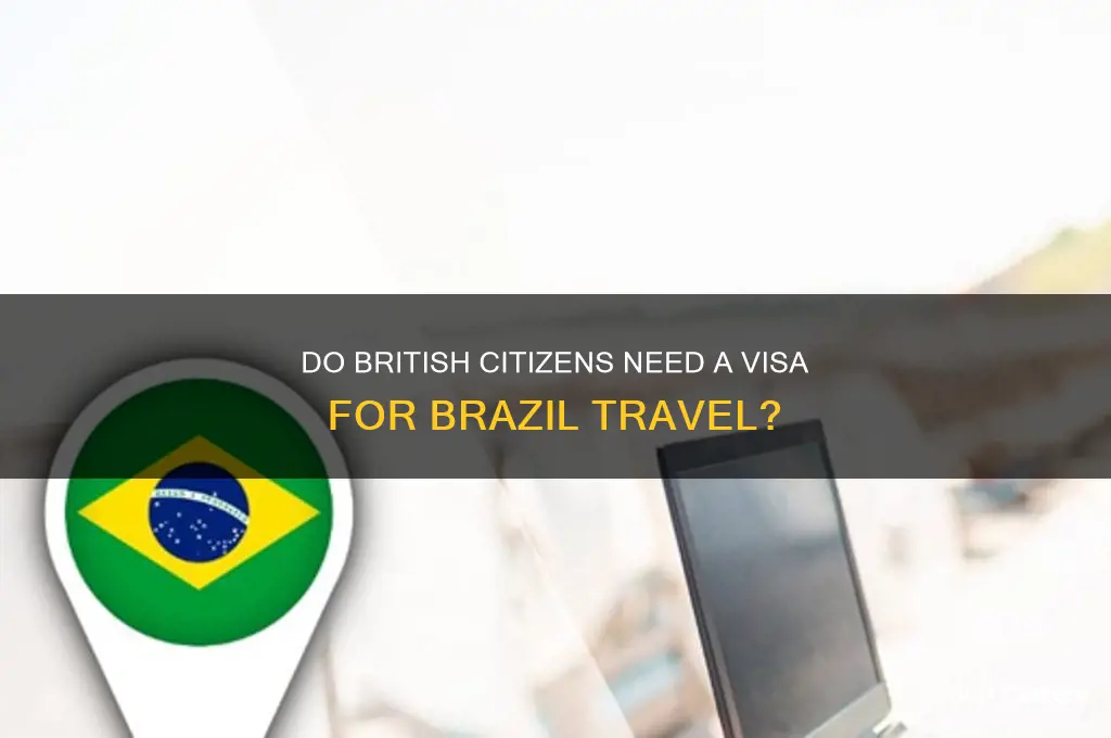 do british citizens need a visa to enter brazil