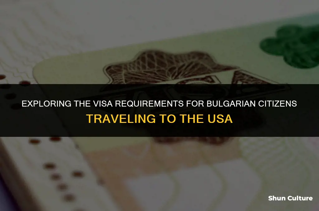 do bulgarian need visa for usa