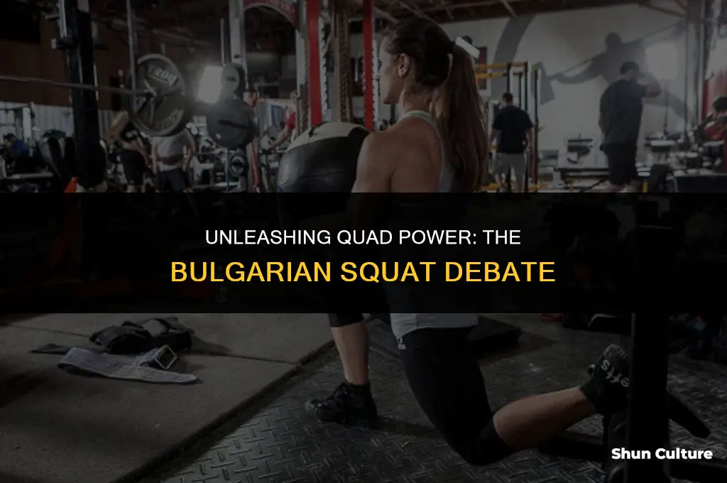 do bulgarian squats work quads