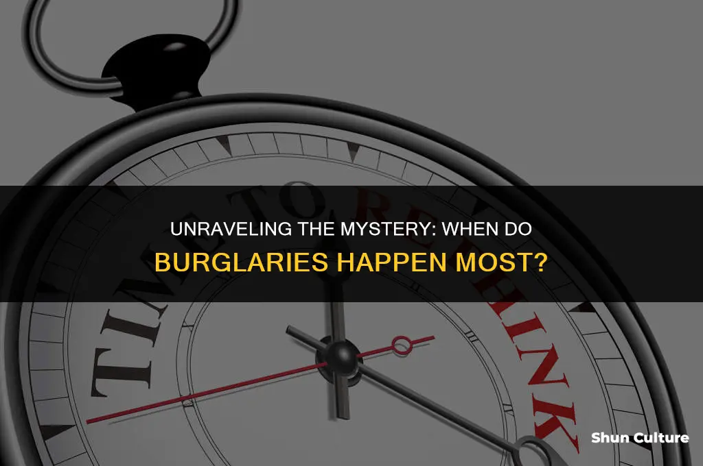 do bulgaries happen more at night or day