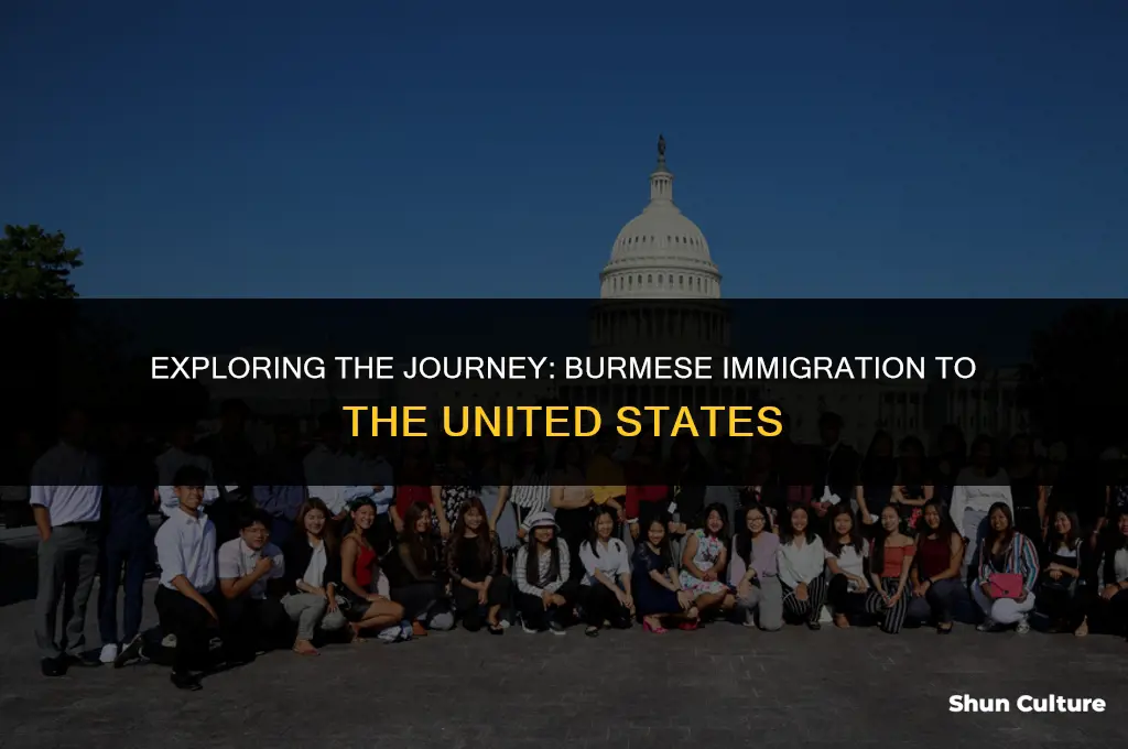 do burma people immigrate to the united states