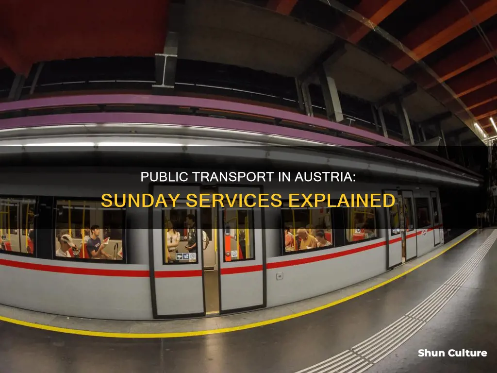 do busses and subways run on sunday in austria